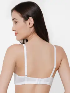 SOIE Women Non Padded Non-Wired Full Coverage Stretch Cotton T-shirt Bra-Pack of 2