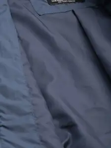 WROGN Men Navy Blue & White Solid Varsity Jacket