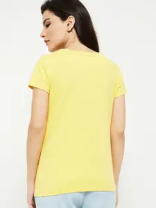 max Women Pack Of 2 Printed Round Neck T-shirt