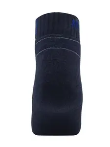 Allen Solly Men Pack Of 3 Navy Blue Solid Above Ankle-Length Socks
