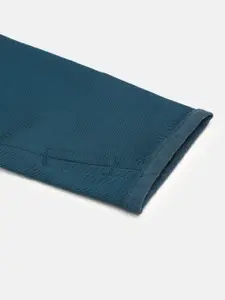 Puma Boys Blue & Mustard Yellow Colourblocked one8 Virat Kohli Sporty Jacket