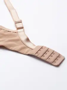 Enamor Non Padded Wired Full Coverage Extra Side Support and All Day Comfort Minimizer Bra