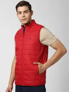 Peter England Casuals Men Red Padded Jacket