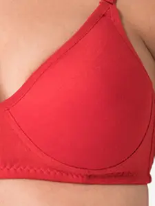 Komli Pack of 3 Medium Padded Full Coverage Padded Tshirt Bra