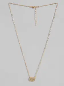 Peora Gold-Plated Cancer Constellation Zodiac Pendant with Chain