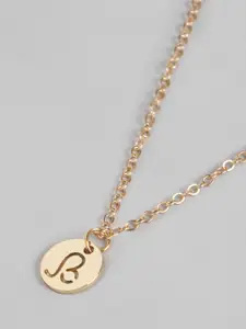 Peora Gold-Plated Leo Horoscope Zodiac Sign Pendant with Chain