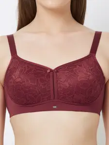 SOIE Pack Of 2 Full Coverage Non-Padded Non-Wired Lace Bras