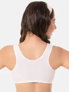 Enamor Non Padded Non-Wired Full Coverage Antimicrobial Finish Cotton Beginner's Bra