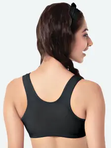 Enamor Non Padded Non-Wired Full Coverage Antimicrobial Finish Cotton Beginner's Bra