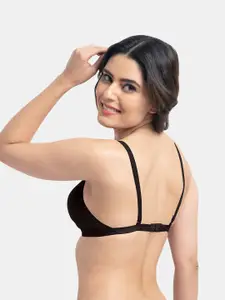 Tweens Pack Of 2 Black T-shirt Bra Lightly Padded-TW-91313-2PC-BLK