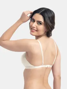 Tweens Pack Of 2 Off White Solid T-Shirt Bras -  - Non-Wired Padded