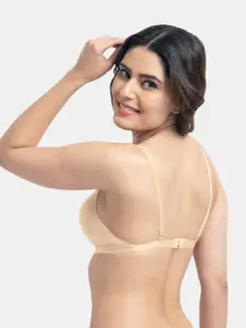 Tweens  Set of 2 Beige Lightly Padded Cotton T-shirt Bras