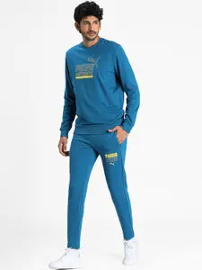 Puma Men Blue Sweat Shirt