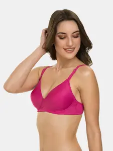 Tweens Pack of 3 Heavily Padded 3/4th Coverage Semi Push-Up Seamless T-Shirt Bra