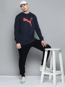 Puma Men Graphical Printed Casual Regular Fit Sweatshirt