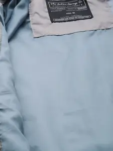 The Indian Garage Co Men Zip-Jacket Slim Fit Puffer Jacket