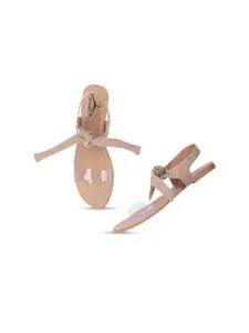 Brauch Women Tan Mules with Bows Flats