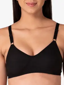KOMLI Pack Of 2 Black & White T-shirt Bras