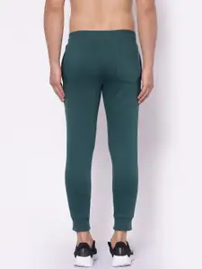 Red Tape Men Green Solid Straight-Fit Joggers