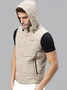 RARE RABBIT Men Khaki Insulator Padded Jacket