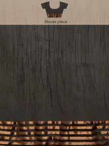 Geroo Jaipur Black & Red Bandhani Art Silk Handcrafted Saree