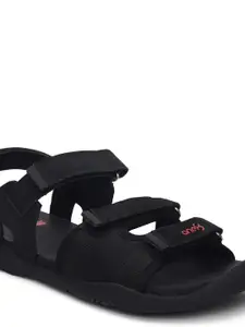 Puma Men Black Stride one8 Comfort Sandals