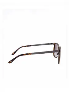 GIO COLLECTION Men Brown Lens & Brown Full Rim Wayfarer Sunglasses GM20377C03-Brown