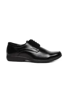 Bata Men Black SA 05 Square-Toed Derby Shoes
