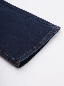 Flying Machine Men Navy Blue Slim Tapered Fit Michael Light Fade Stretchable Jeans