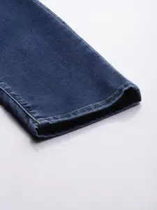 Flying Machine Men Blue Jackson Skinny Fit Low-Rise Clean Look Heavy Fade Jeans