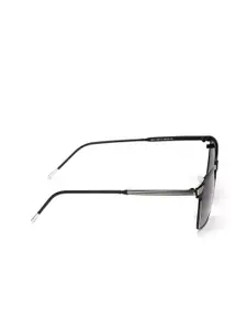 ENRICO Men Brown Lens & Blue Rectangle Sunglasses - EN P 1100 C1-Brown