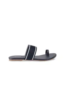 WALKWAY by Metro Women Blue & White One Toe Flats