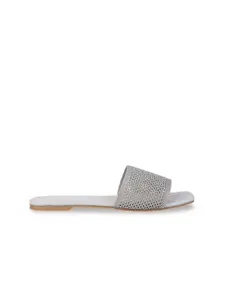 WALKWAY by Metro Women Grey Open Toe Flats