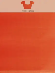 Geroo Jaipur Orange Dyed Ombre Organza Saree