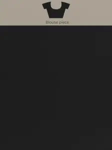 Geroo Jaipur Black & Grey Dyed Bandhani Organza Saree