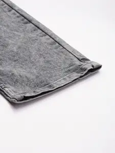 Harvard Men Skinny Fit Heavy Fade Acid Wash Mid-Rise Stretchable Jeans