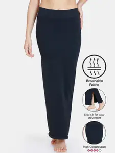 Zivame Women Black Solid Saree Shapewear