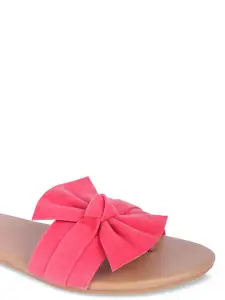 Brauch Women Open Toe Flats With Bow