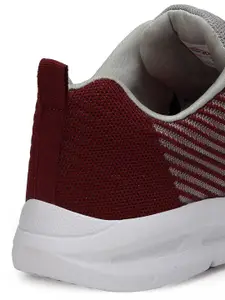 ASIAN Men Grey Mesh Running Non-Marking Shoes