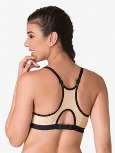 KOMLI Women Pack Of 2 Non Wired Lightly Padded Workout Bra