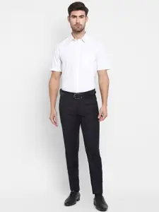 Turtle Men White Opaque Formal Shirt