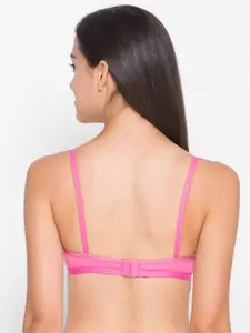 Candyskin Pink Solid Everyday Bra CSIN17PINK