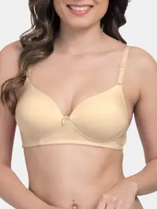 TweensPack of 2 Heavily Padded 3/4th Coverage Semi Push-Up Seamless T-Shirt Bra