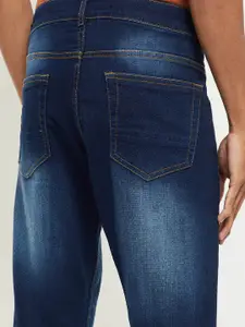 max Men Blue Heavy Fade Stretchable Jeans