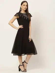 Slenor Georgette A-Line Dress