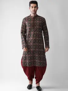 KISAH Men Multicoloured Ethnic Motifs Printed Kurta