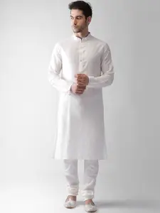 KISAH Men Multicoloured Regular Kurta with Pyjamas & Jacket