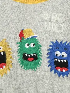 Chicco Infant Boys Grey & Blue Sustainable Pullover