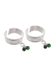 Silvermerc Designs Set Of 4 Silver-Plated Traditional Toerings