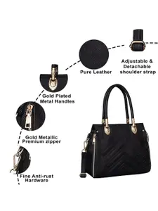 HiLEDER Pure Leather Designer Handbag Sling Bag